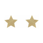 Bijoux Indiscrets Flash Reusable Glitter Pasties Star Gold
