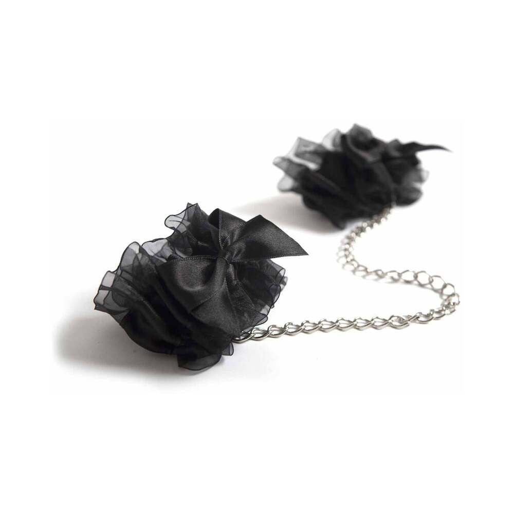 Bijoux Indiscrets Frou Frou Satin & Organza Cuffs