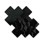 Nippies Basic Black Crosses Pasties Size C
