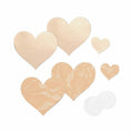 Nippies Basic Creme Hearts Pasties Size B
