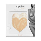 Nippies Basic Creme Hearts Pasties Size C