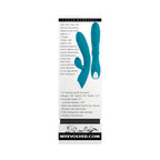 Evolved Fierce Flicker Rechargeable Dual Stim Vibe Silicone Teal