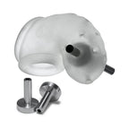 OxBalls Airlock Electro Air-Lite Vented Chastity Clear Ice