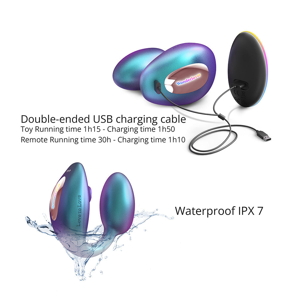 Love to Love Wonderlover with Remote Iridescent Turquoise