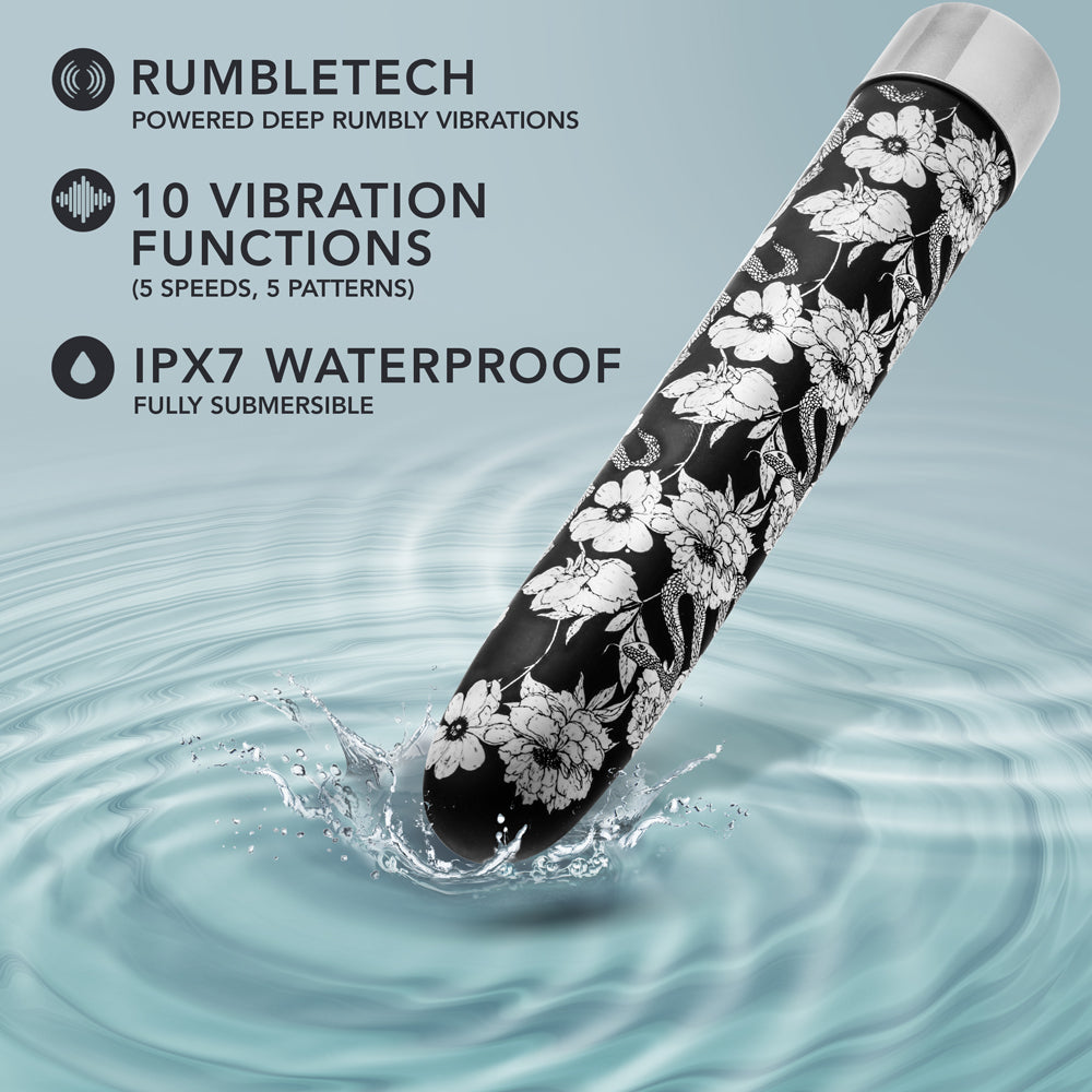 The Collection Eden Limited Edition Rechargeable 7 in. Vibrator Black