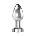 Gender X Rockin' Metal Plug XL Rechargeable Vibrating Anal Plug Aluminum Silver