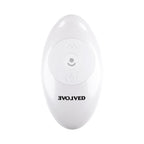 Evolved In Thrust We Trust Rechargeable Silicone Thrusting Vibrating Dildo with Remote Light