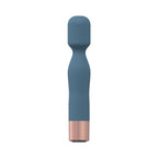 LoveLine Glamour 10 Speed Mini-Wand Silicone Rechargeable Waterproof Blue/Grey