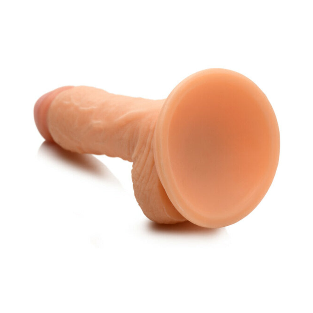 Jock Wrestling Wayne 7 in. Dildo with Balls Light