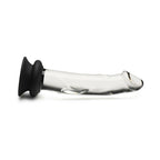 Pleasure Crystals 7.6 in. Glass Dildo with Silicone Base
