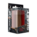 Shaft Model J: 5.5 in. Dual Density Silicone Dildo Oak