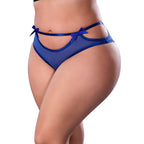 Magic Silk Holidaze Cheeky Boy Short Cobalt Queen Size