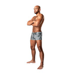 Male Power Dirty Denim Pouch Short Denim Print XL