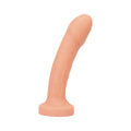Tantus Uncut #2 O2 6.5 in. Dual Density Dildo Cream