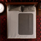 Liberator Fascinator Throw Travel Grey