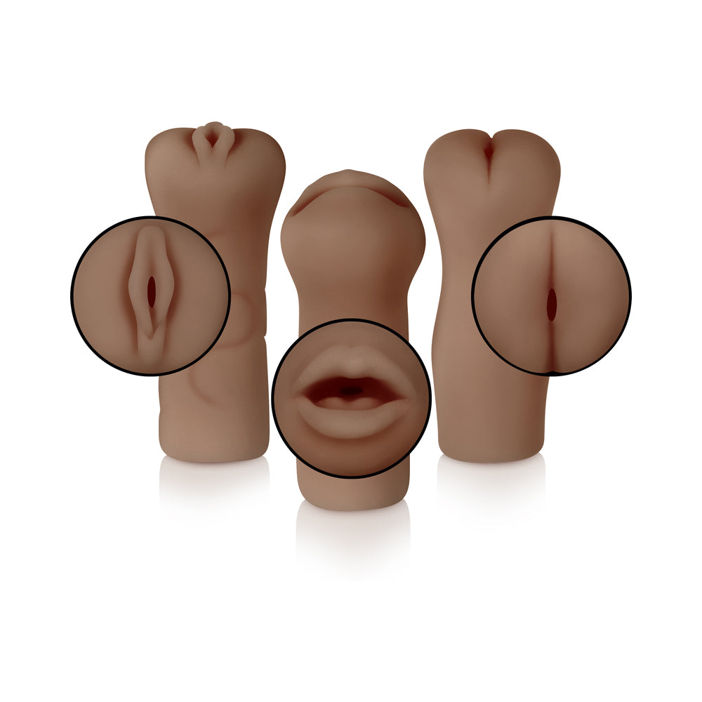Selopa Party Pack 3-Piece Stroker Pack Dark
