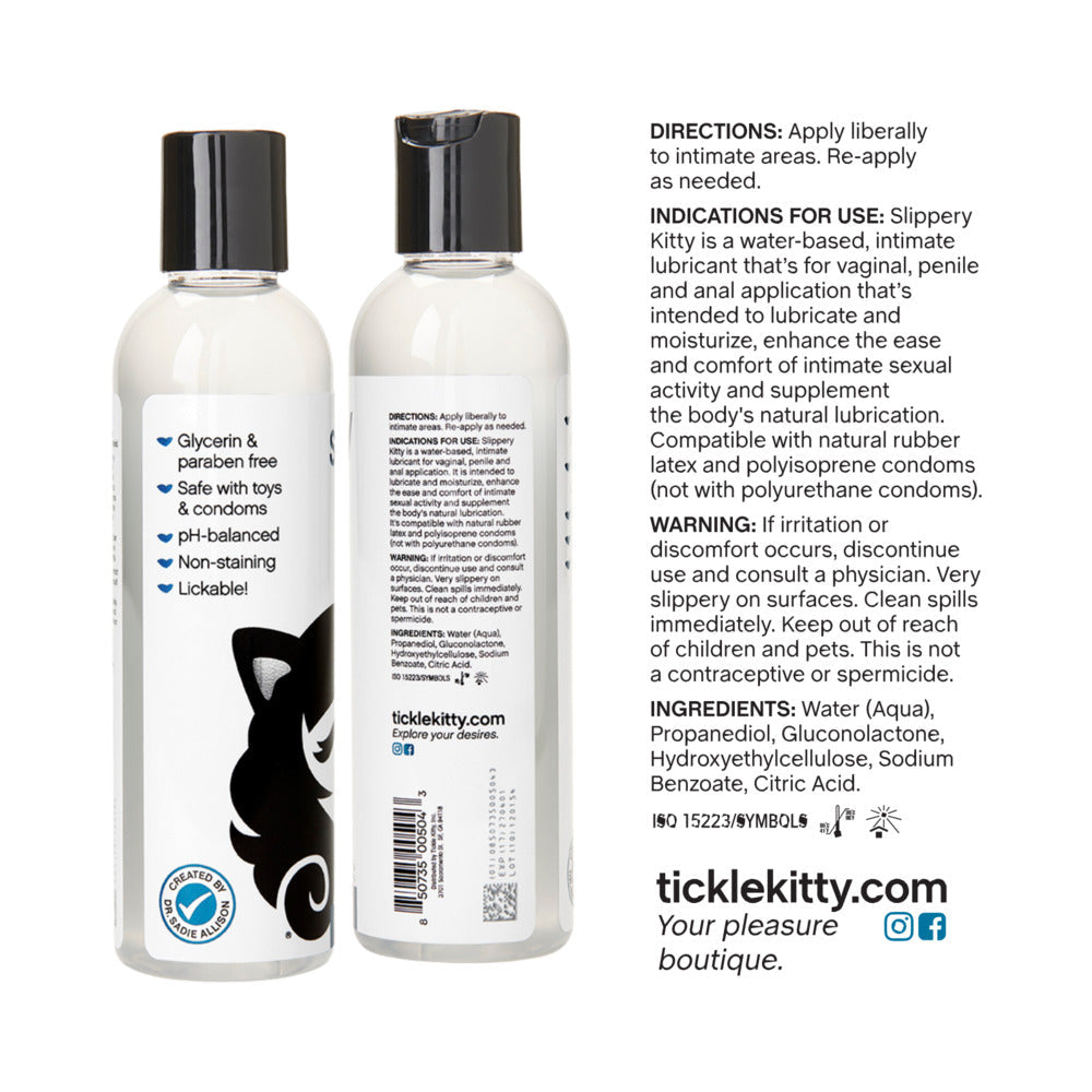 Slippery Kitty Water-Based Lubricant 8 oz.