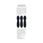Selopa Power Trip Rechargeable Vibrating Wand Silicone Black