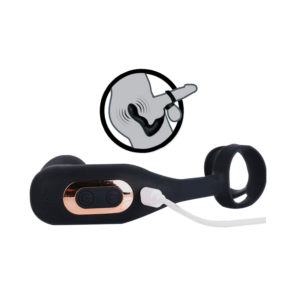 Atomic Inflatable P-Spot Vibe Black