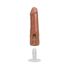 The Realistic Cock 7 in. ULTRASKYN Vac-U-Lock Dildo Caramel