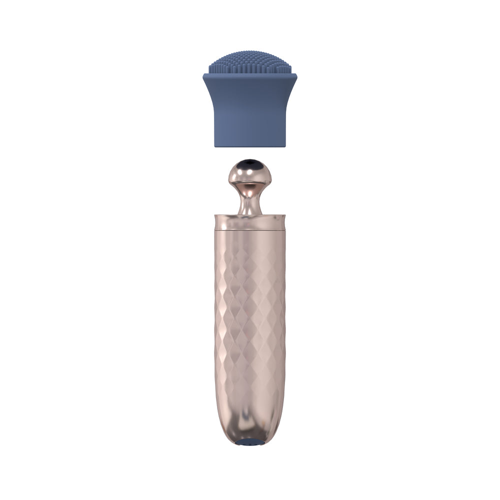 LoveLine The Thrill Wand Silicone Rechargeable Splashproof Blue