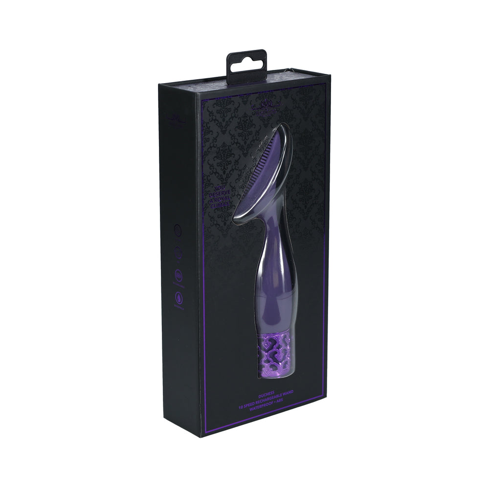Royal Gems Duchess Silicone Rechargeable Vibrator Purple