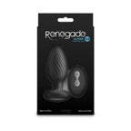 Renegade Alpine 2.0 Gyrating and Vibrating Plug with Remote Black