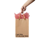 Snarky Gift Bags I Got This On My Way Here 3pk