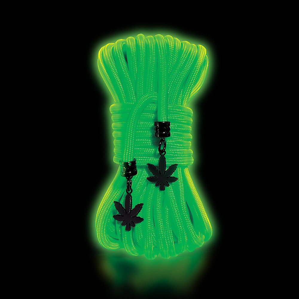 Stoner Vibes Chronic Collection Glow in the Dark Rope 32 ft.
