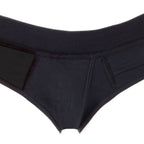 SpareParts Tomboi Cover Brief Style Underwear Harness Nylon Black/Black S