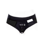 SpareParts Tomboi Cover Brief Style Underwear Harness Nylon Black/Black 3XL