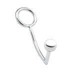 Blue Line Stainless Steel Anal Hook & Cock Ring