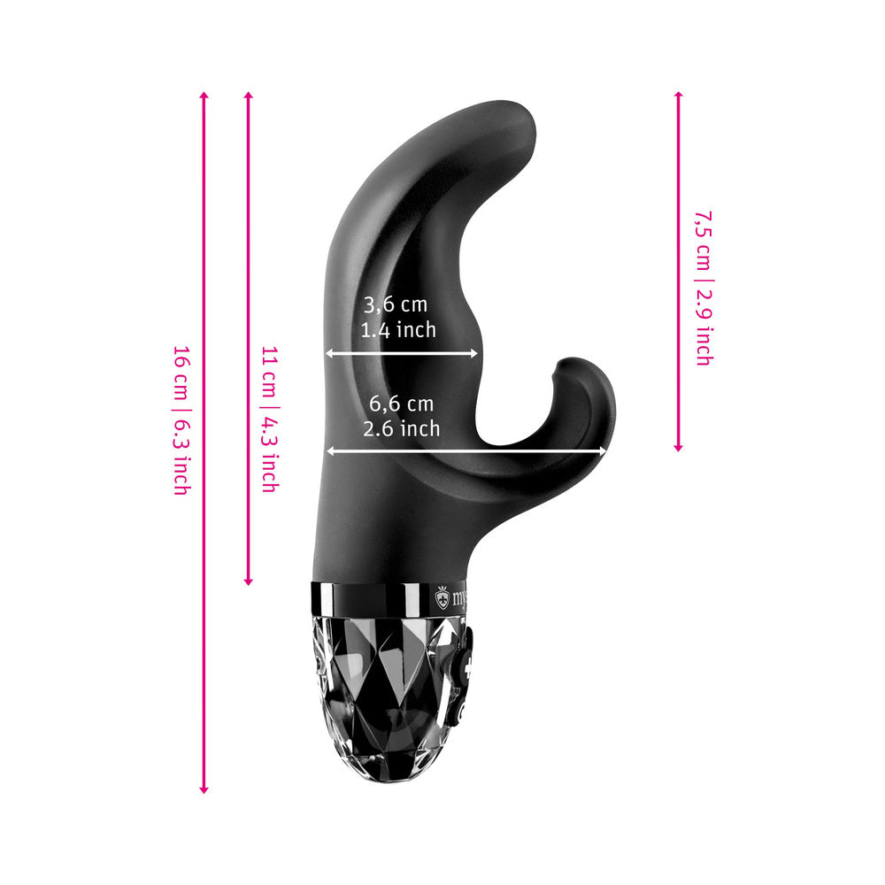 Mystim Hop Hop Bob eStim Vibrator Black