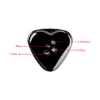 Mystim Heart's Desire eStim Lay On Vibrator Black