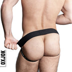 Oxballs Oxjok Airmesh Swagger Slider-Strap Jock Tar Black M
