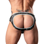 Male Power Marble Mesh Mini Moonshine Black S/M
