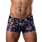 Male Power Hazy Dayz Pouch Short Mushrooms S