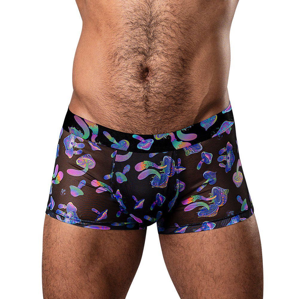 Male Power Hazy Dayz Pouch Short Mushrooms S