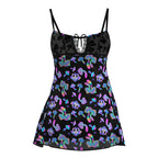 Magic Silk Hazy Dayz Dress & G-String Set Mushroom S/M