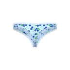 Magic Silk Sweet Treats Crotchless Thong with Lube Blueberry S/M