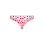Magic Silk Sweet Treats Crotchless Thong with Lube Strawberry S/M