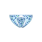 Magic Silk Sweet Treats Split Back & Crotchless Panty with Lube Blueberry S/M