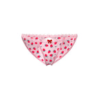 Magic Silk Sweet Treats Split Back & Crotchless Panty with Lube Strawberry Queen Size