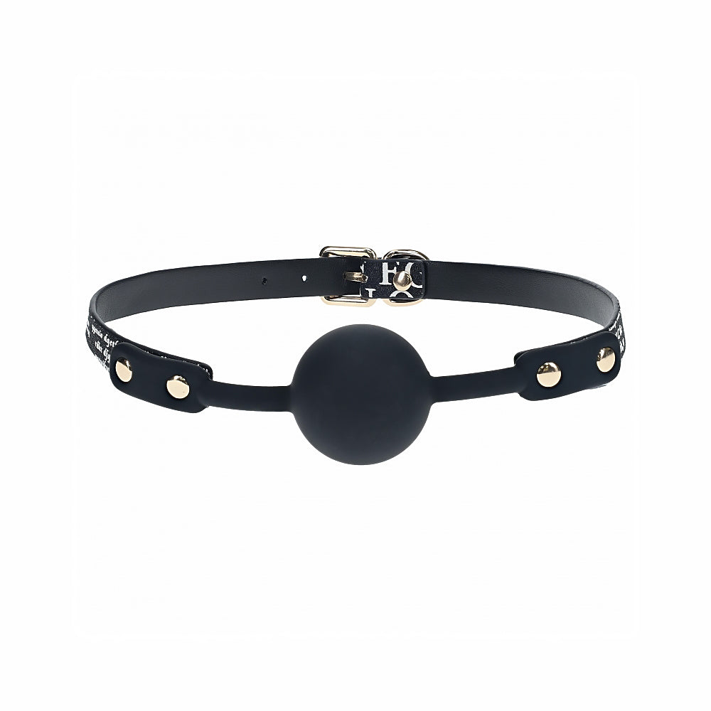 Ouch! International New York Collection Silicone Ball Gag