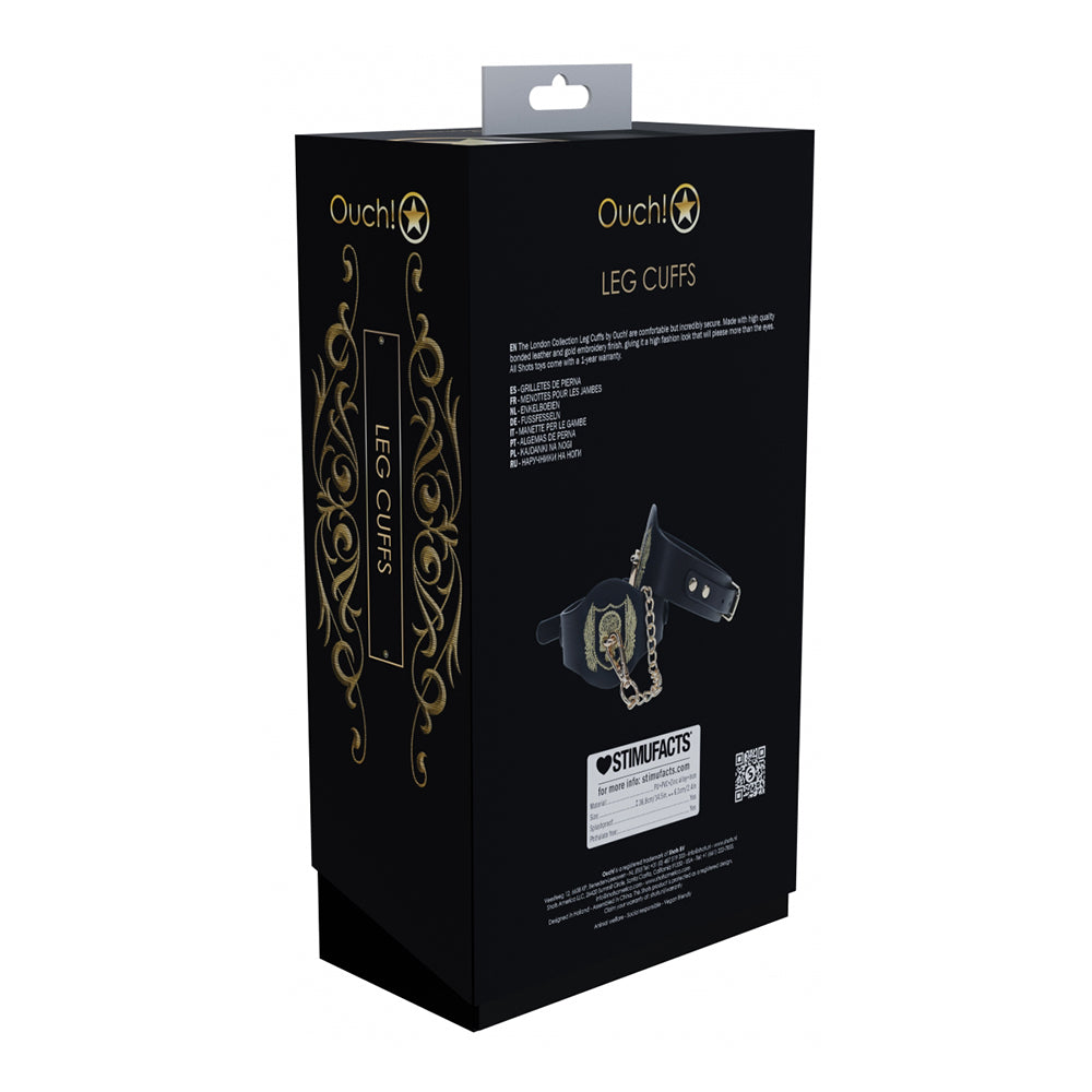 Ouch! International London Collection Leg Cuffs