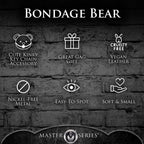 Master Series Gagged Teddy Bear Keychain