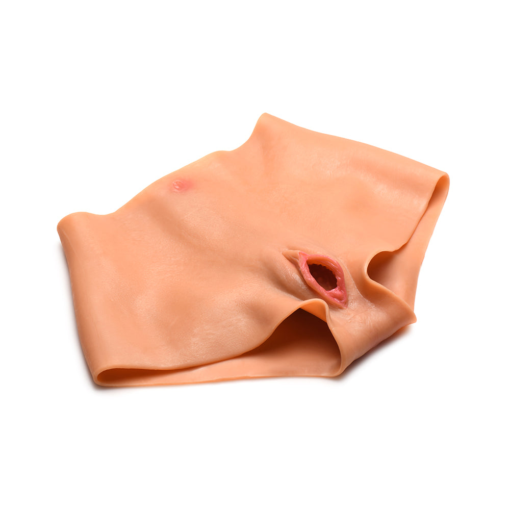 Master Series Pussy Panties Silicone Vagina + Ass Panties L