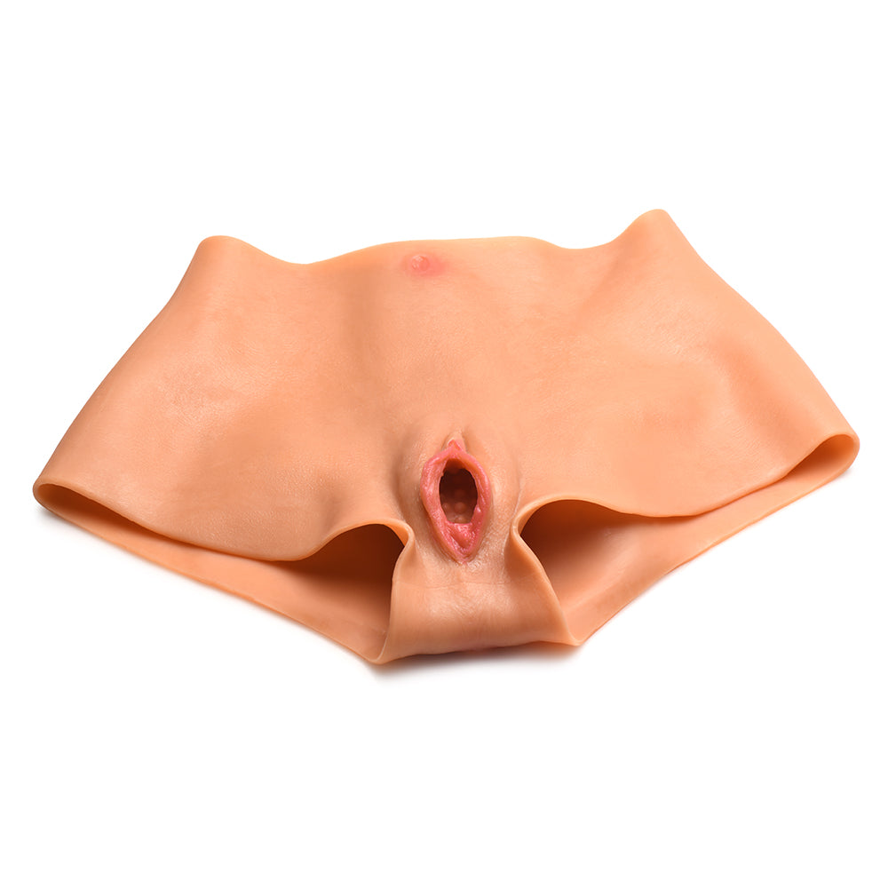 Master Series Pussy Panties Silicone Vagina + Ass Panties L