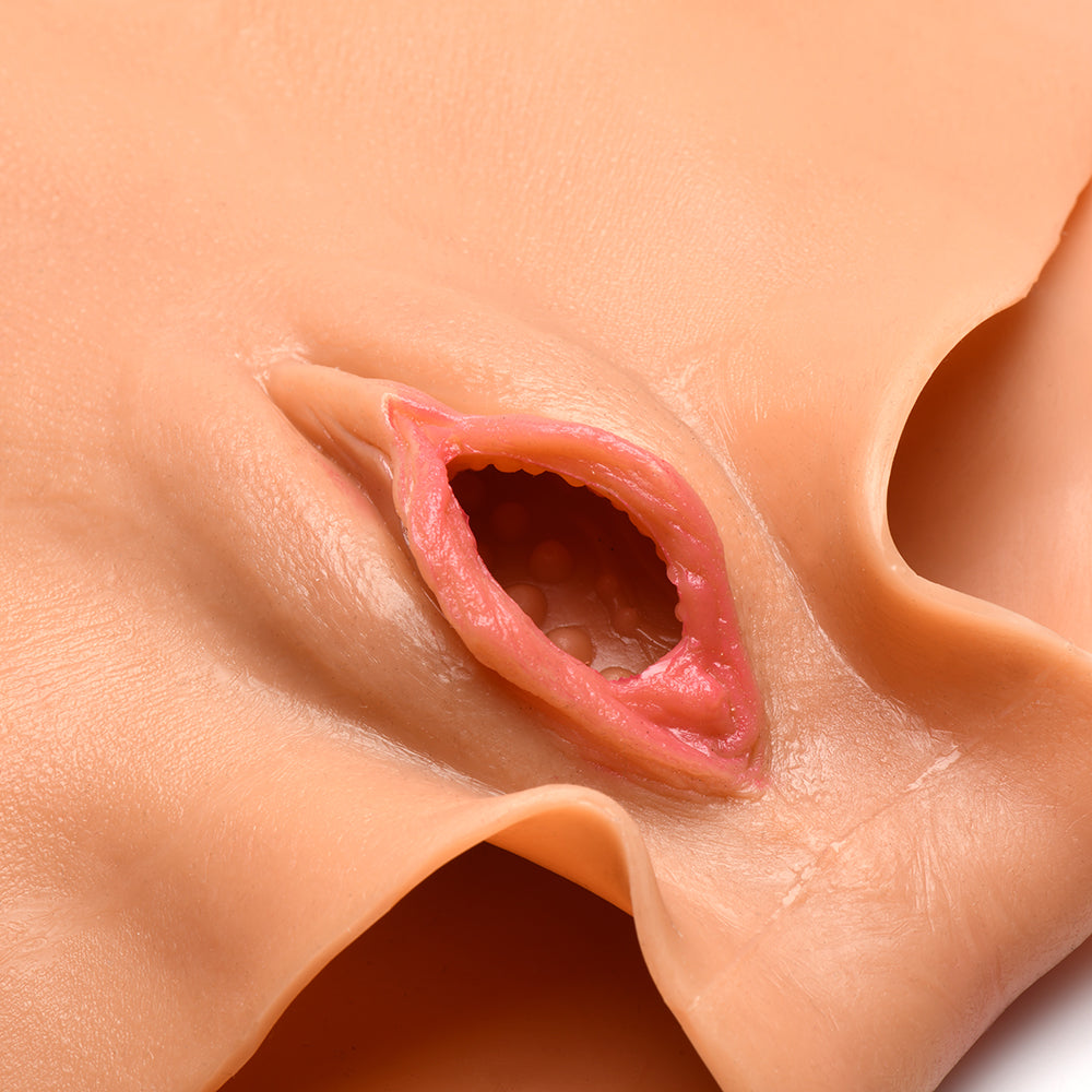 Master Series Pussy Panties Silicone Vagina + Ass Panties L