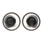 Size Matters 10X Rotating Silicone Nipple Suckers with 4 Attachments Black